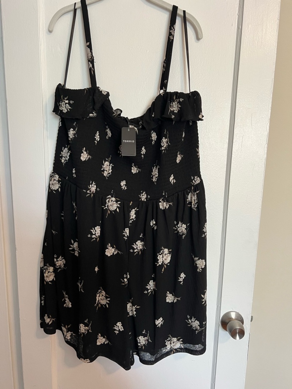 Torrid Ruffle Godet Romper - Picture 4 of 6
